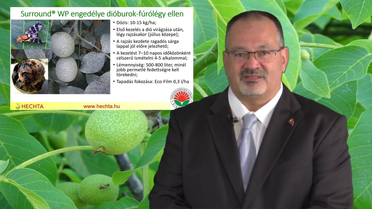 Surround<sup>®</sup> WP: Biológiai védekezés a körte-levélbolha és a dióburok fúrólégy ellen