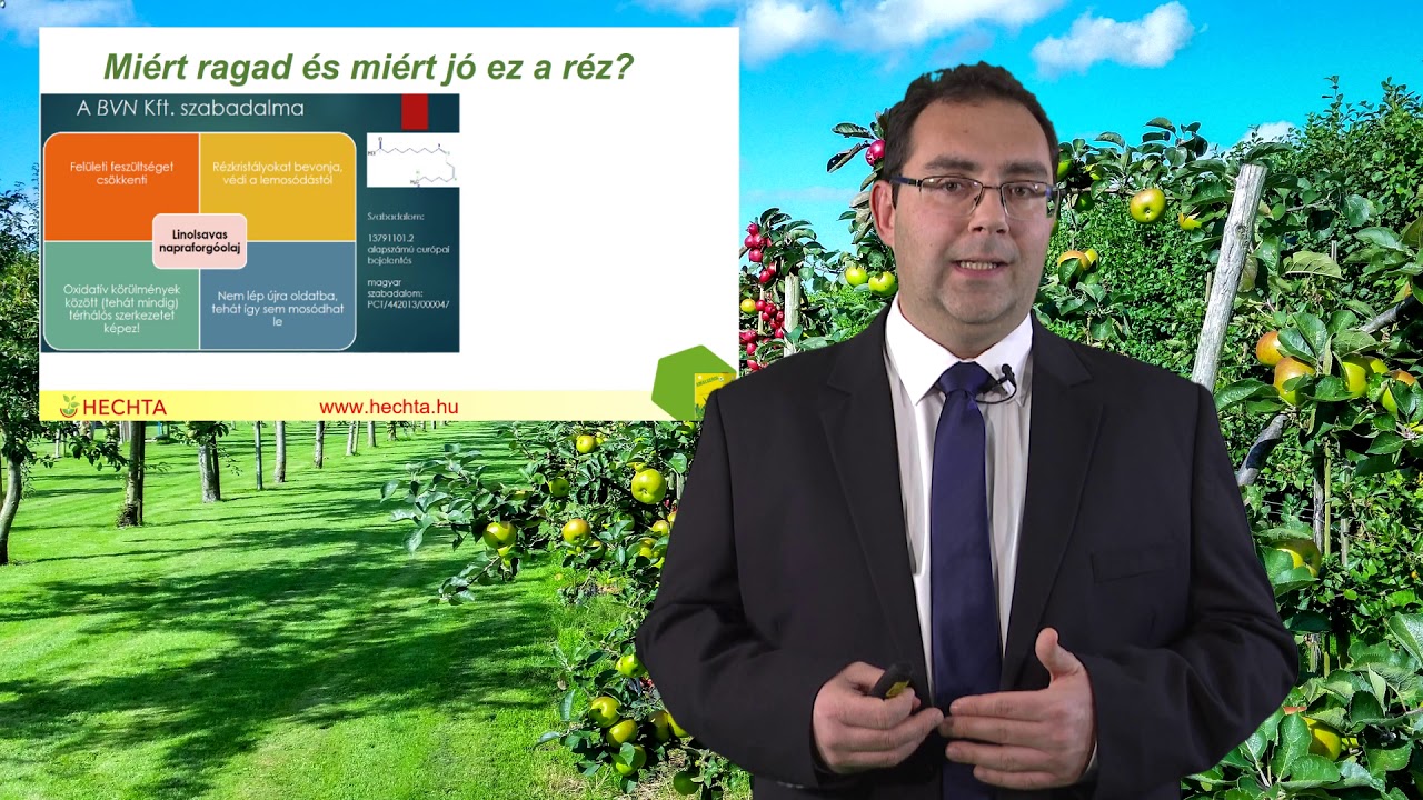 Vegesol R alkalmazása gyümölcskultúrákban.